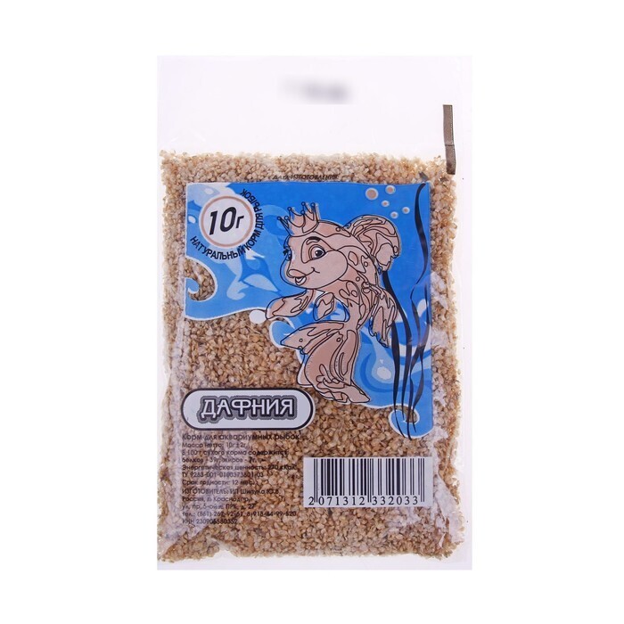 Корм для рыб "Дафния", 10 г, 105 мл — купить в интернет-магазине OZON с ...