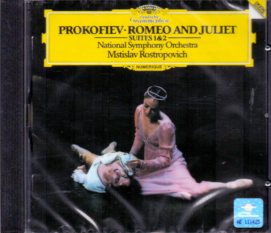 Prokofiev romeo and juliet. Romeo and Julia 1 & 2 Suites (Rostropovich). Mstislav Rostropovich National Symphony Orchestra Sergei Prokofiev.