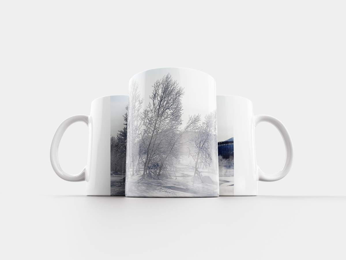 кружка зимний лес. чашка plants 380 мл. кружка зимний лес. чашка с лисичкой. кружки из гранита.