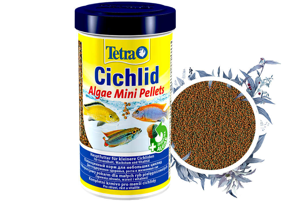 Корм для рыб Tetra Cichlid Algae Mini Pellets 500мл