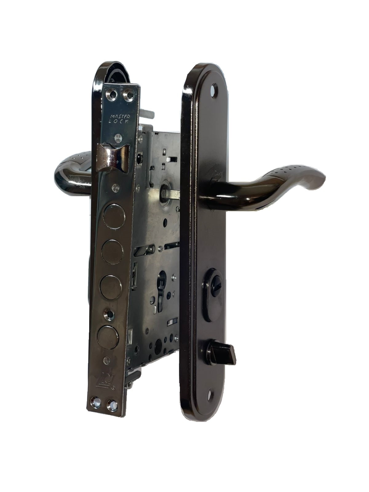 замок врезной master lock deadbolt no key автомат никель