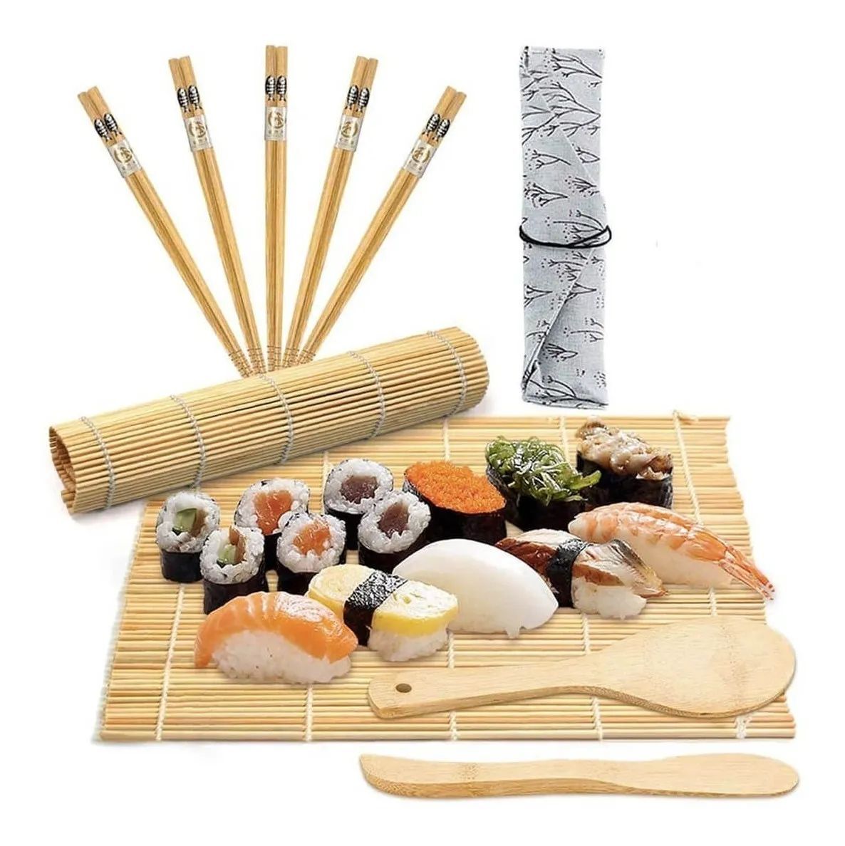 Как пользоваться набор для суши и роллов фото 93