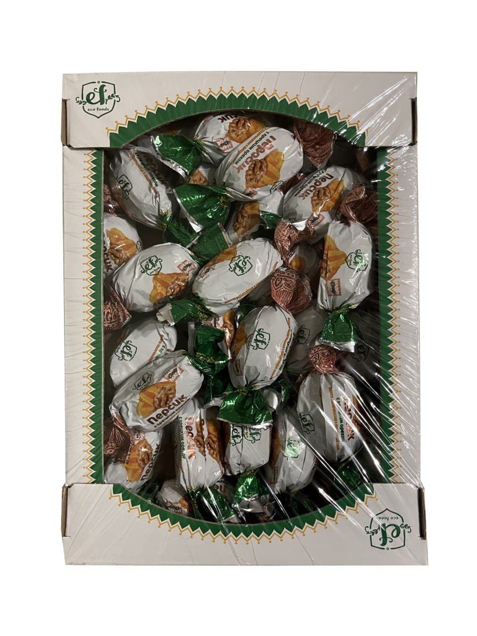 Конфеты Eco Foods "Персик с грецким орехом" глазированные 1кг. — купить ...