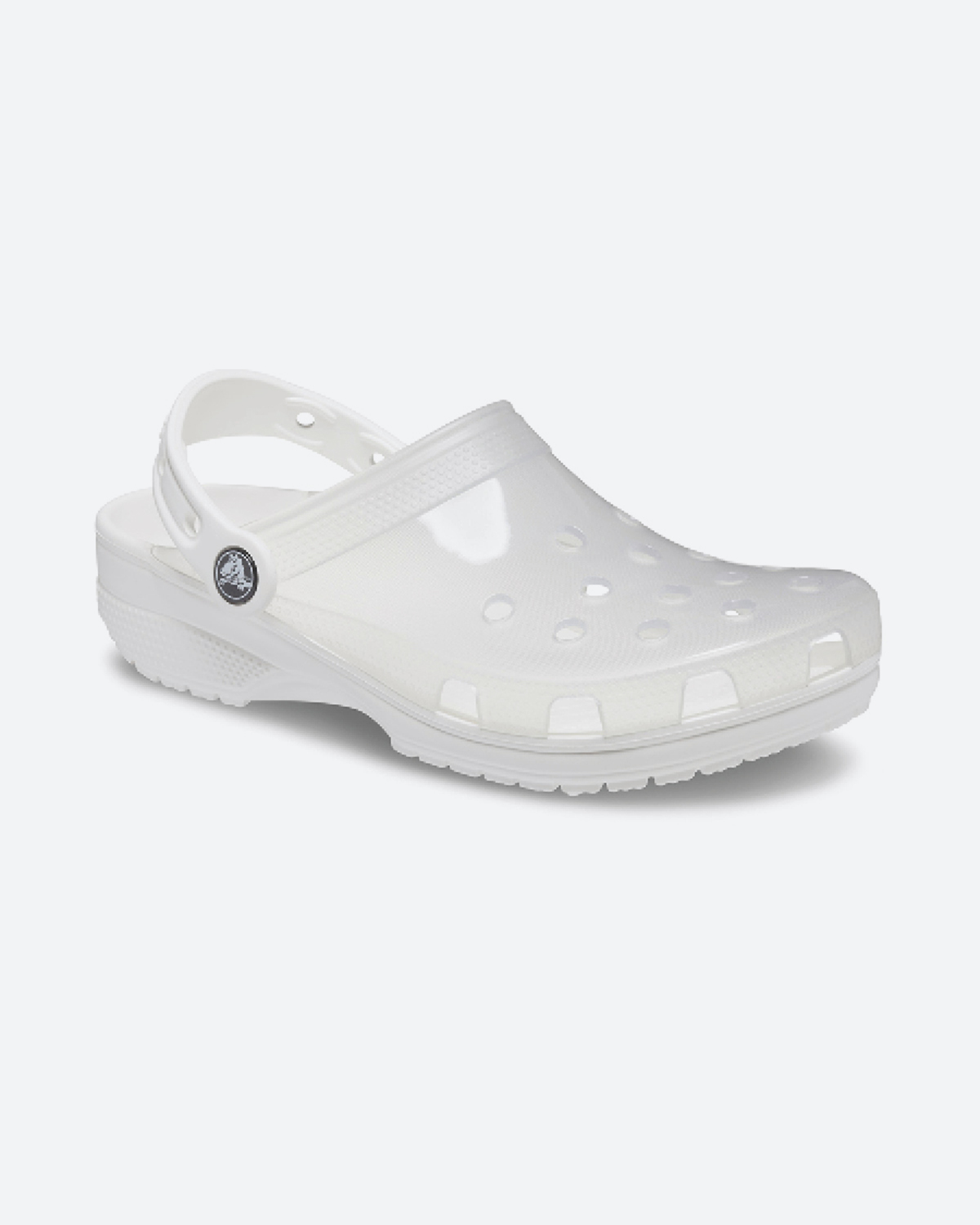 crocs translucent clog black