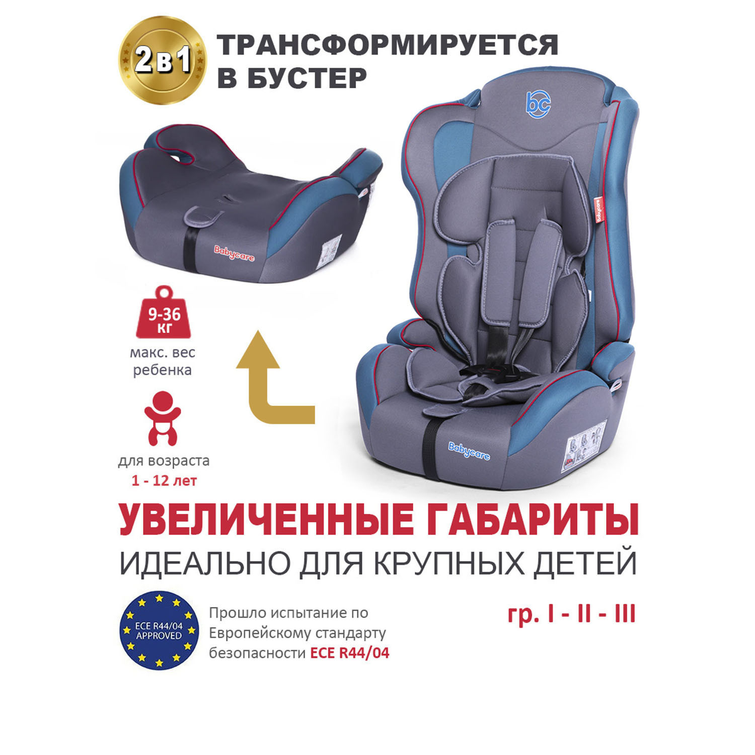 Автокресло Babycare Upiter Plus