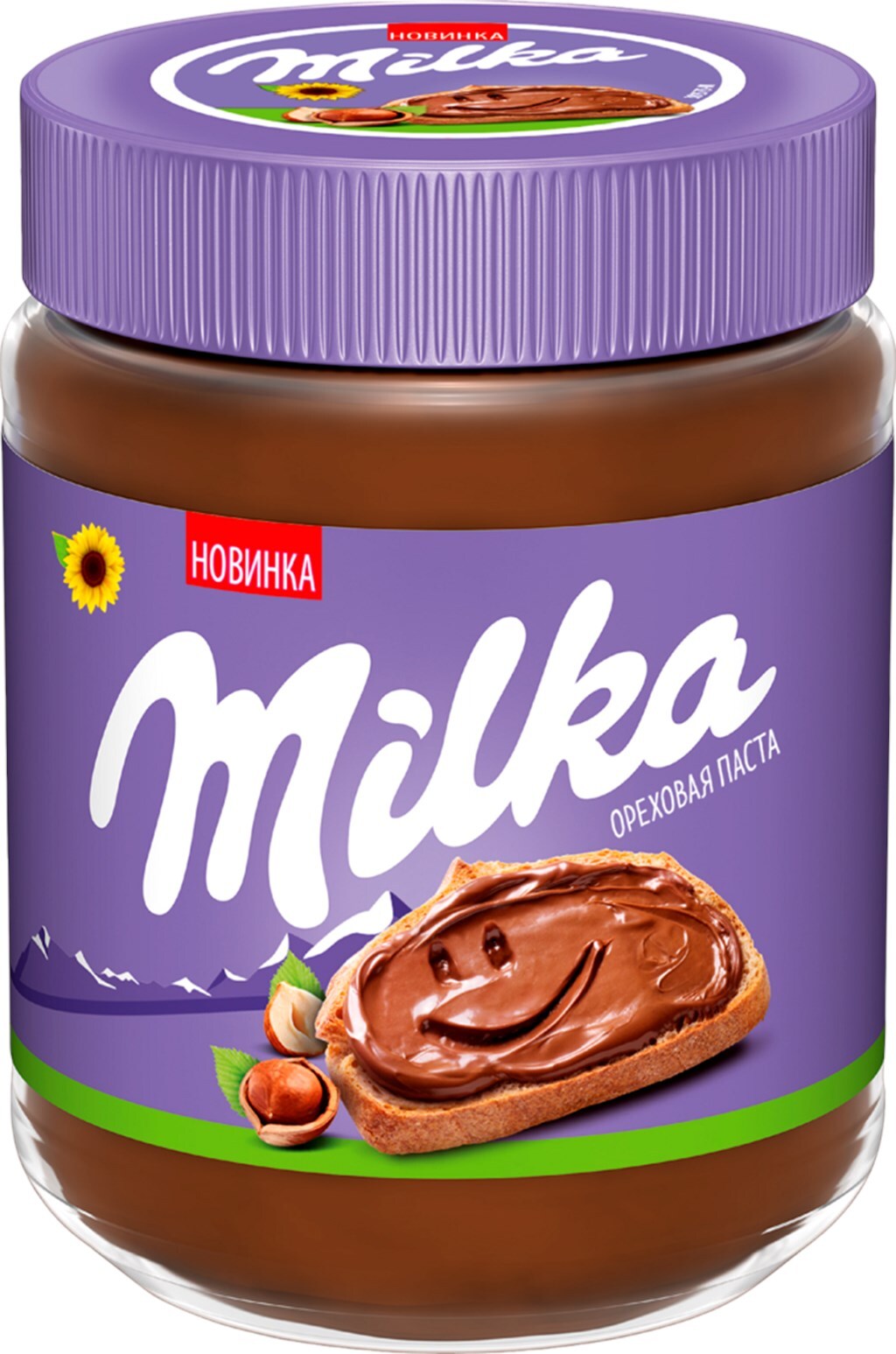 Milka Haselnusscreme паста шоколадно-Ореховая