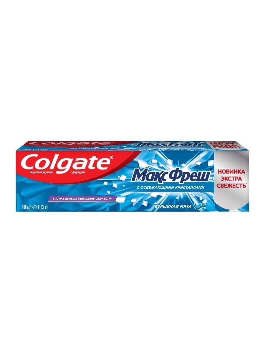 COLGATE Зубная паста Макс Фреш Взрывная мята 100мл - купить с доставкой ...