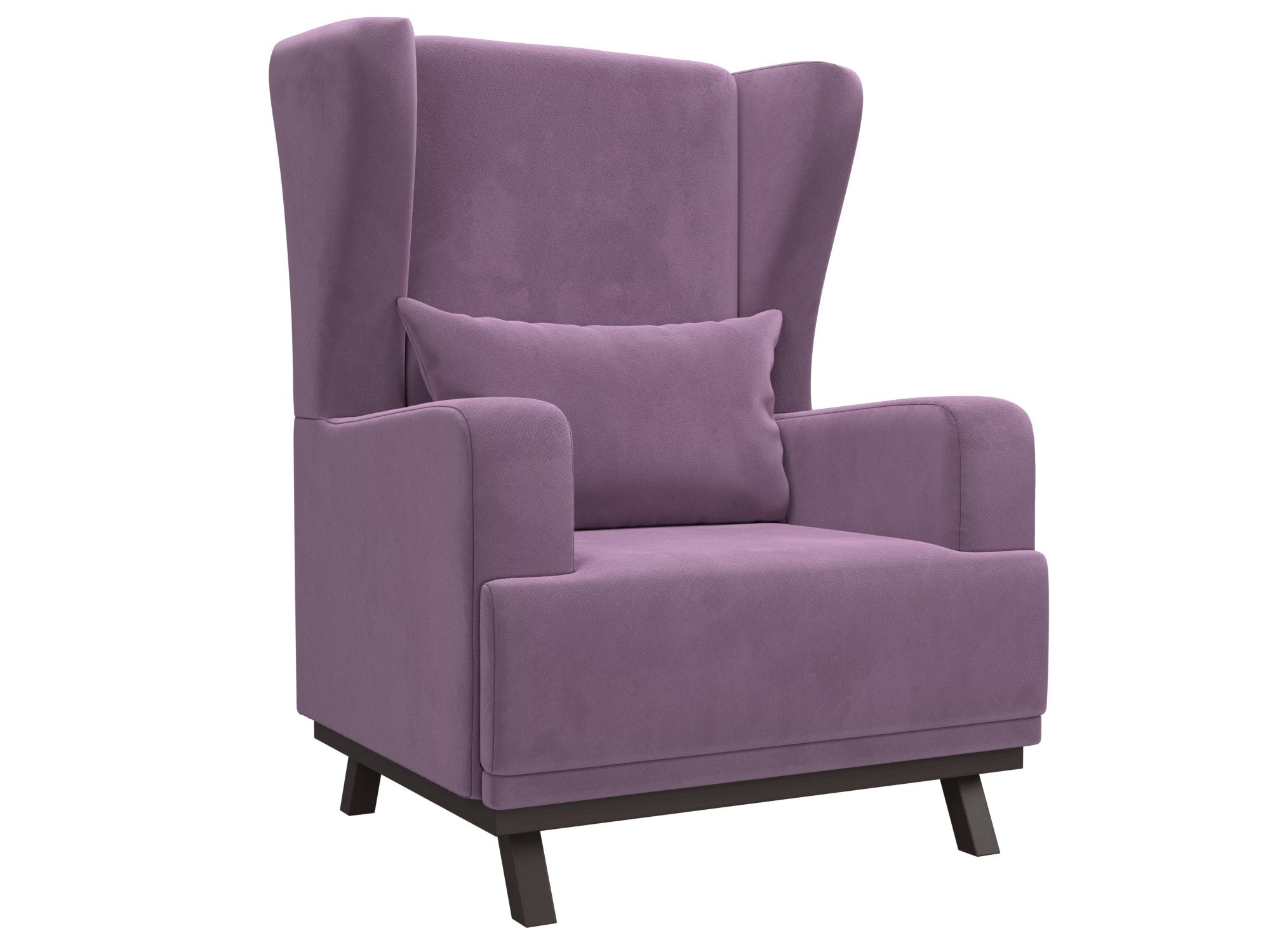 Кресло Джон, микровельвет, механизм нераскладной, Сиреневый, 71x68x100см. Хит Диванов