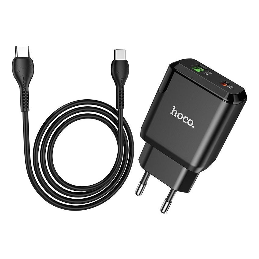 Зарядное устройство для телефона usb type c. Зарядка Hoco n5. Адаптер сетевой Hoco n5 favor 1usb,1type-c/5v/3a pd20w+QC3.0 (Black). Hoco n5 favor. Зарядные устройства для телефонов Hoco