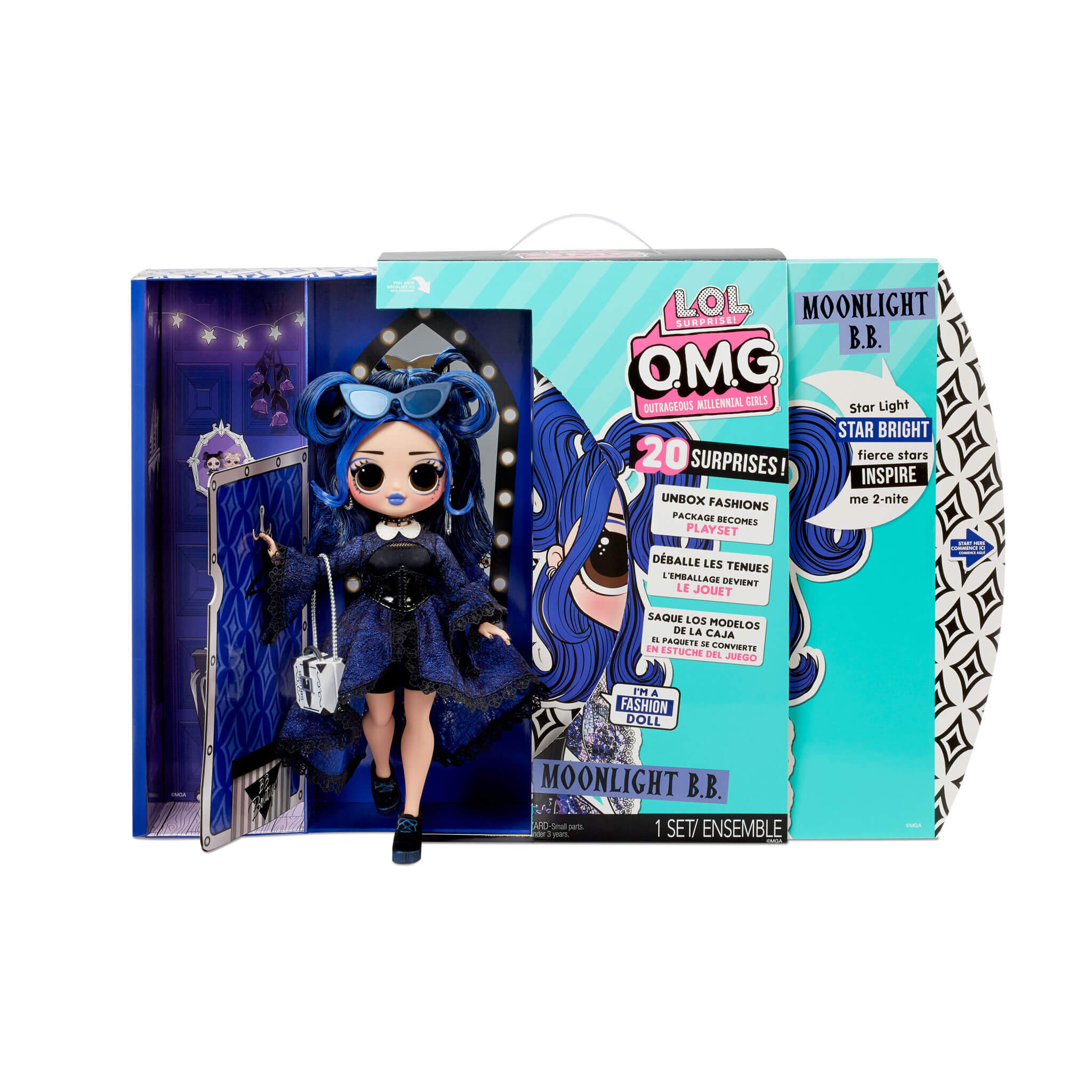 Кукла lol Surprise! O.M.G Doll Series 4.5 Moonlight b.b.