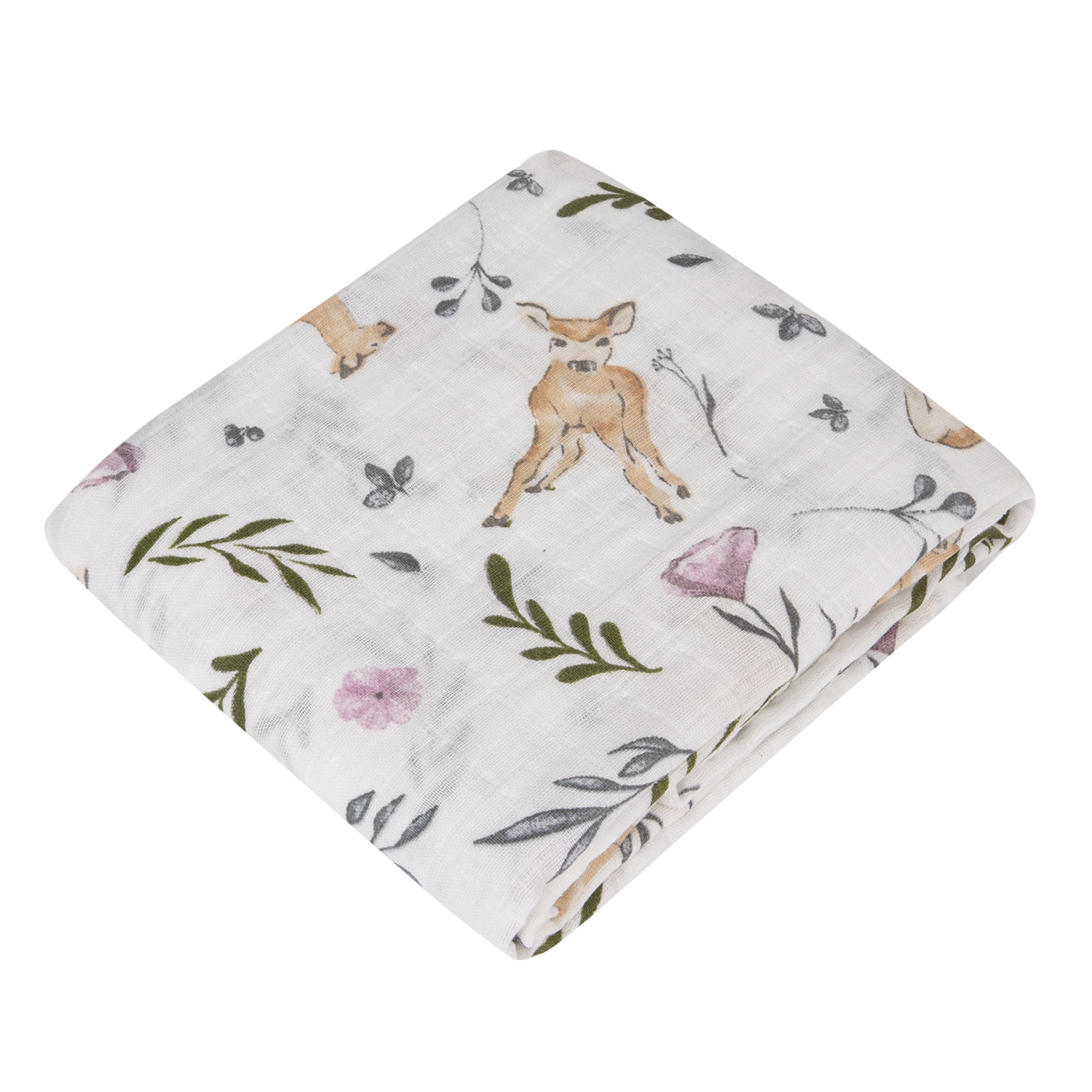 Baby Nice Пеленка текстильная 120 х 120 см, Хлопок, Муслин, 1 шт