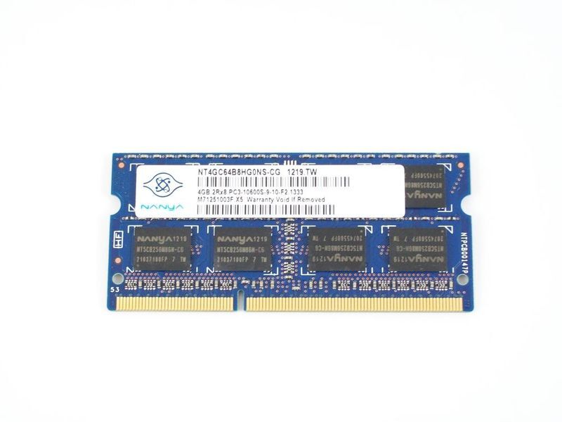 NanyaОперативнаяпамятьDDR34Gb1333MhzPC3-10600SSoDimmNT4GC64B8HG0NS-CG1x4ГБ(NT4GC64B8HG0NS-CG)