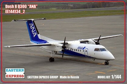 Сборная модель Восточный Экспресс ЕЕ144134_2 Dash 8 Q300 ANA Масштаб 1/144