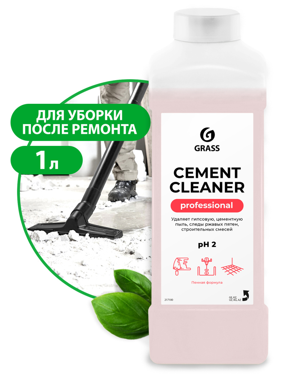 Очиститель после ремонта CEMENT CLEANER концентрат 1л