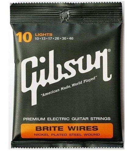 Струны для электро гитары, GIBSON SEG-700L BRITE WIRES, 10-46