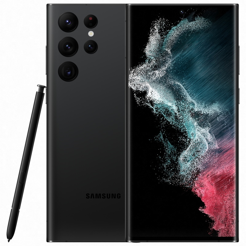 SamsungСмартфонGalaxyS22Ultra5GДвойнаякарта100%поддержкарусскогоязыка8/128ГБ,черный