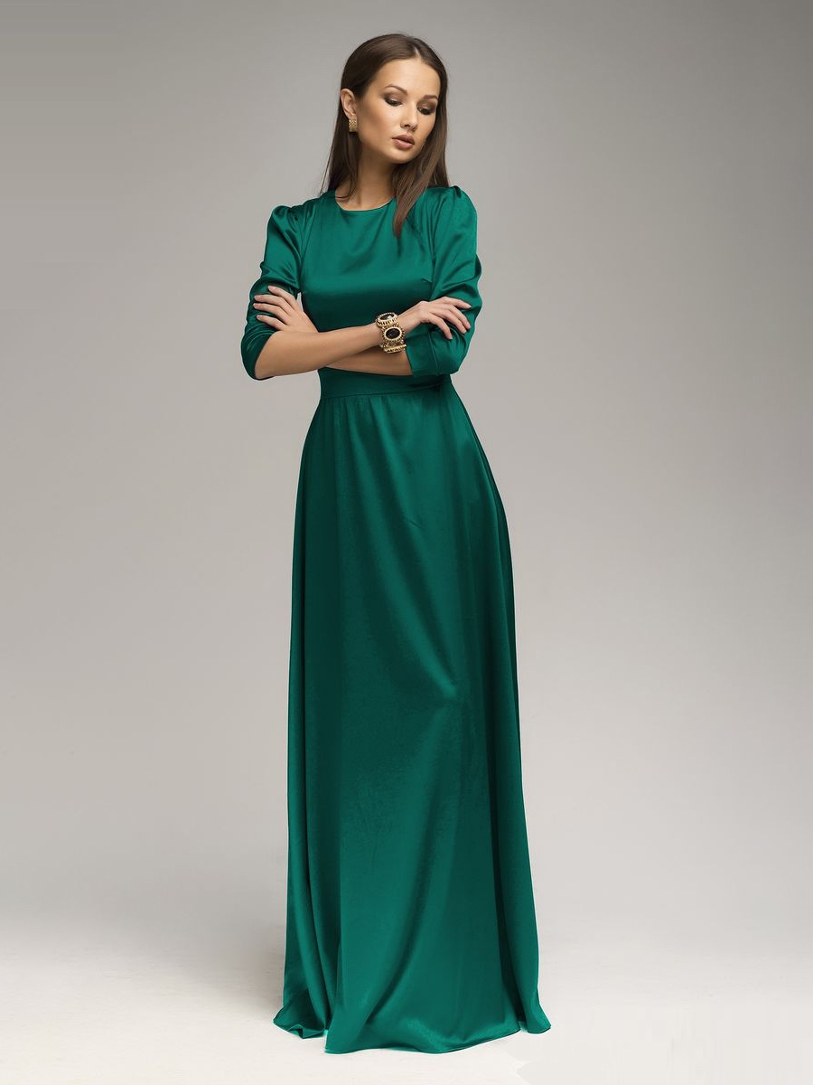 1001 Dress зеленое платье макси