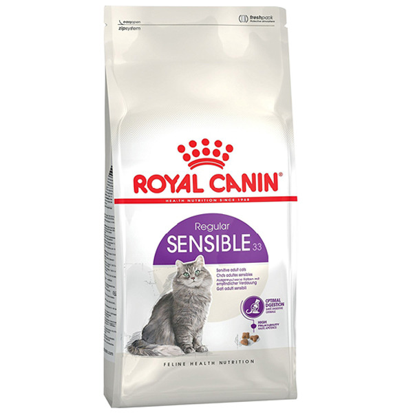 КормсухойRoyalCaninSensible33длякошекпричувствительномпищеварении2кг