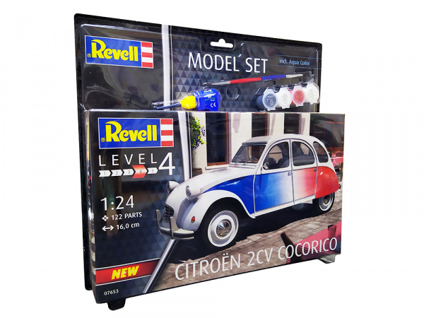 Сборная модель Revell 67653RE Набор Микролитражный автомобиль Citroen 2 CV Cocorico