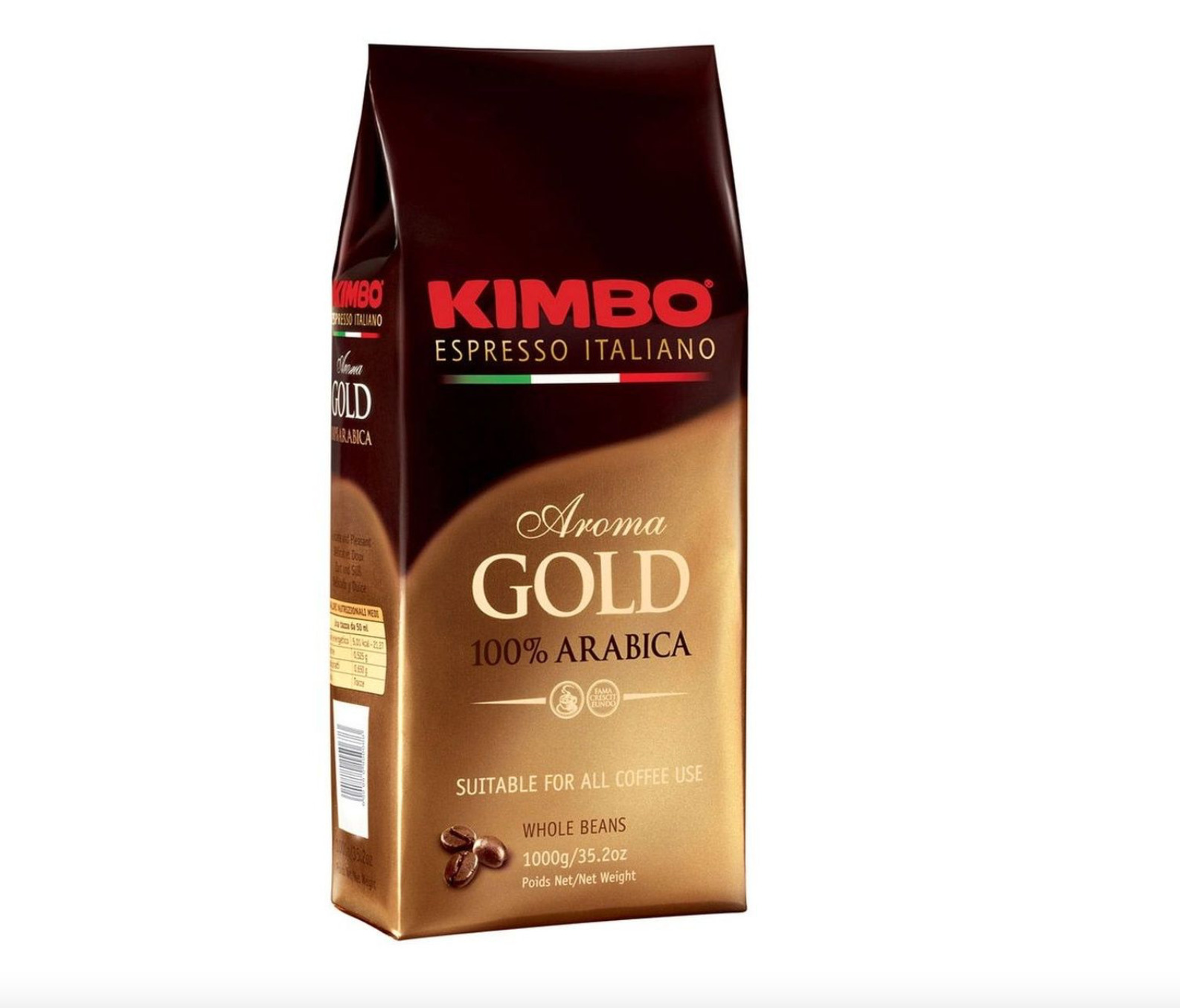 Кофе в зернах Kimbo Aroma Gold 100% Arabica, 1 кг