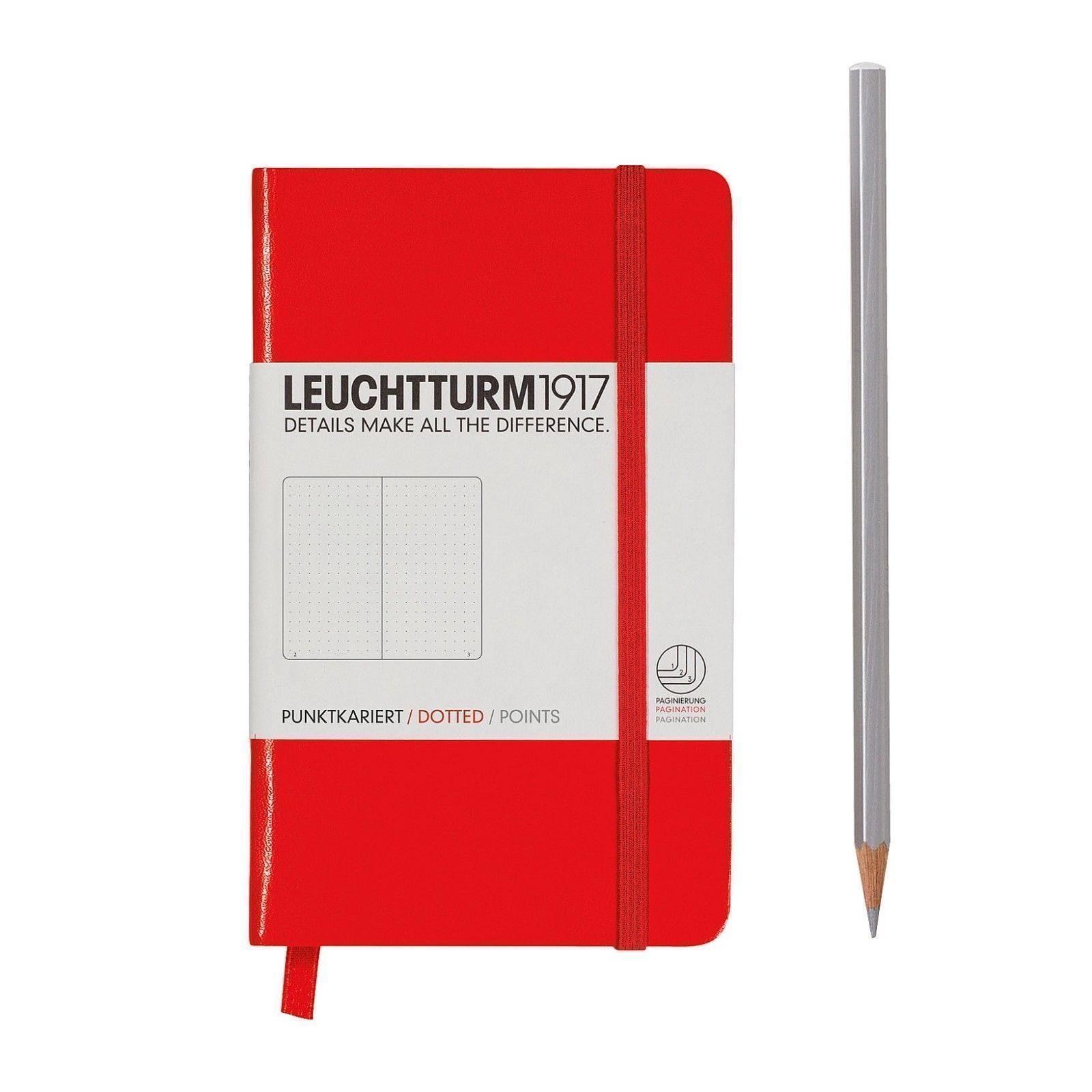 Leuchtturm1917 Pocket a6. Записная книжка блокнот Leuchtturm a5 (в клетку. Leuchtturm. Rot Pocket.