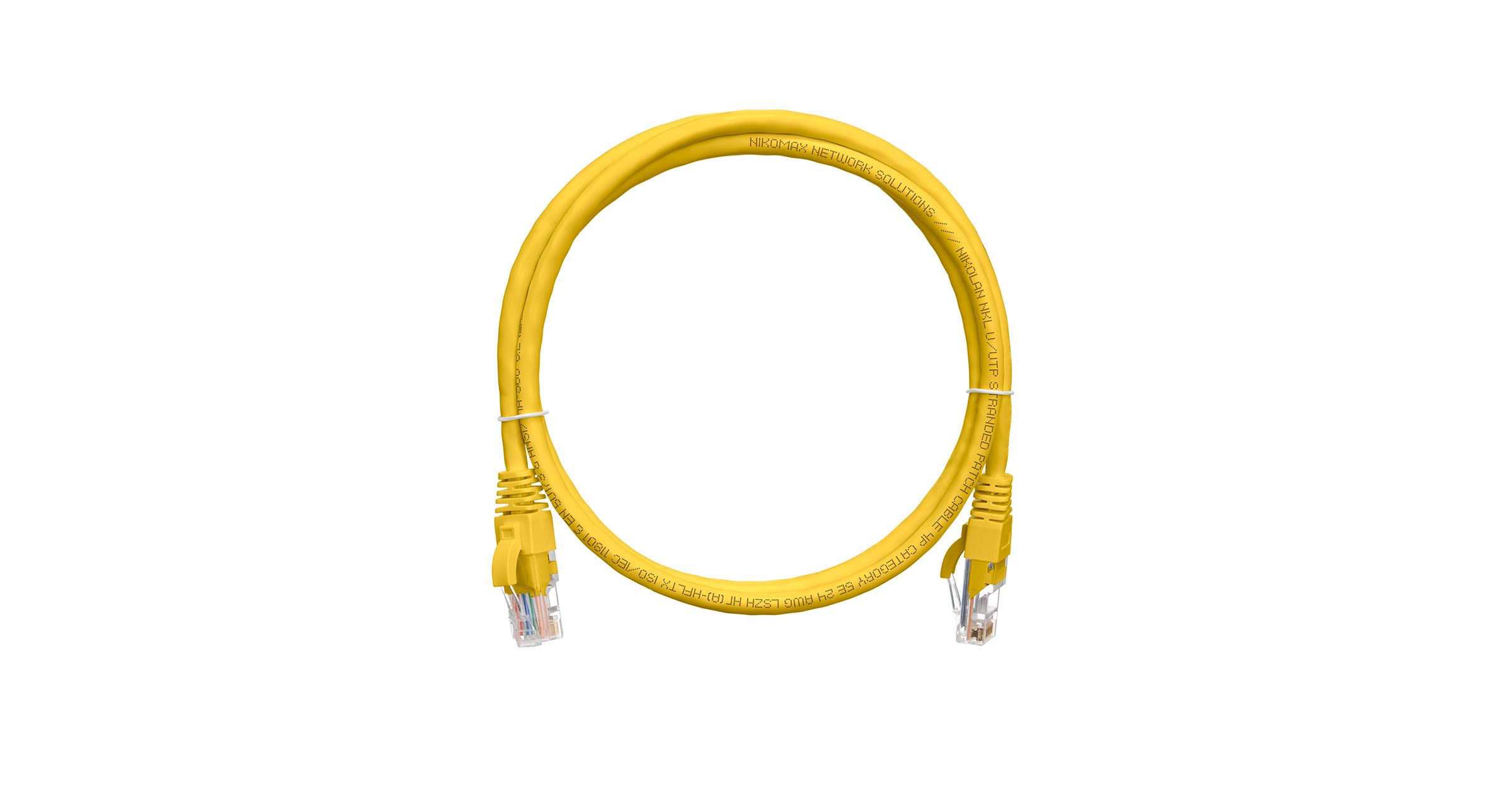 NIKOMAXКабельдляинтернет-соединенияRJ-45/RJ-45,1.5м,желтый