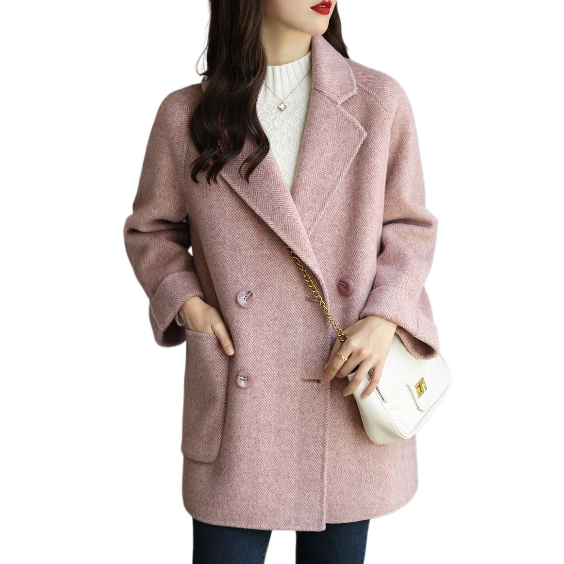 Lenço_b Coat Теплое осеннее пальто женское. Lenço_b Coat