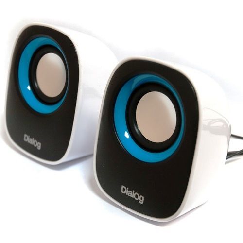 Колонки Dialog Colibri AC-06UP питание от usb, 6 Вт - чёрно-белые