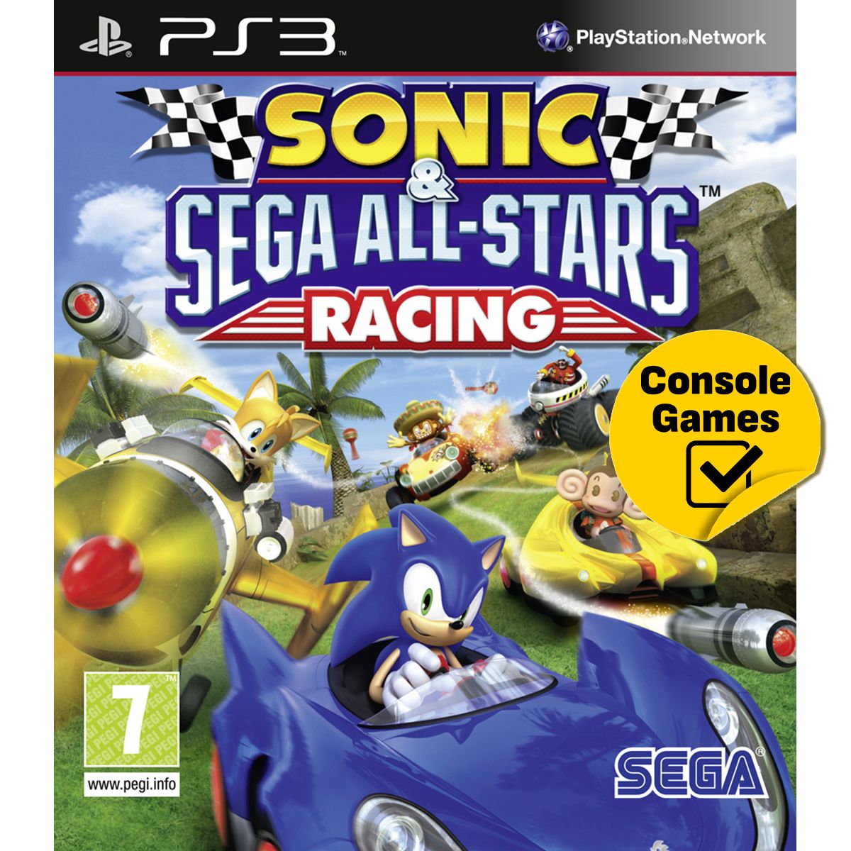 Игра PS3 Sonic & SEGA All-Stars Racing (PlayStation 3, Английская версия)