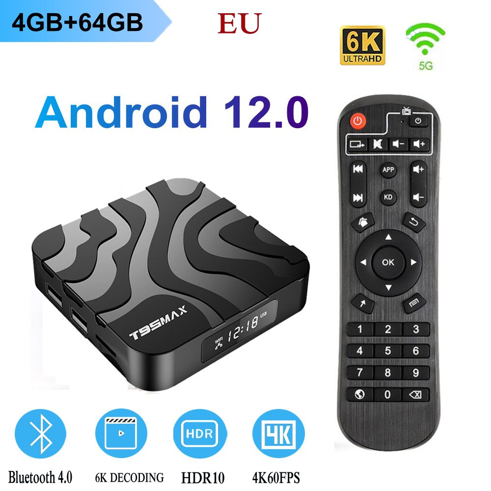 IcreativeМедиаплеерozonT95ZmaxAndroid,4ГБ/64ГБ,Wi-Fi,Bluetooth,черный
