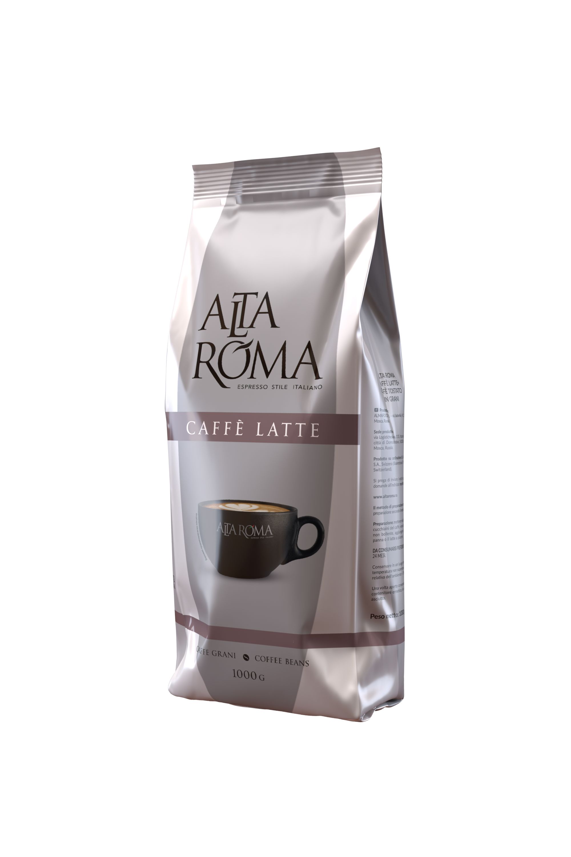 Alta roma. Кофе alta ROMA Caffe Latte. Кофе в зернах alta ROMA Espresso. Кофе, 1кг, alta ROMA Verde, зерно (ALMAFOOD).