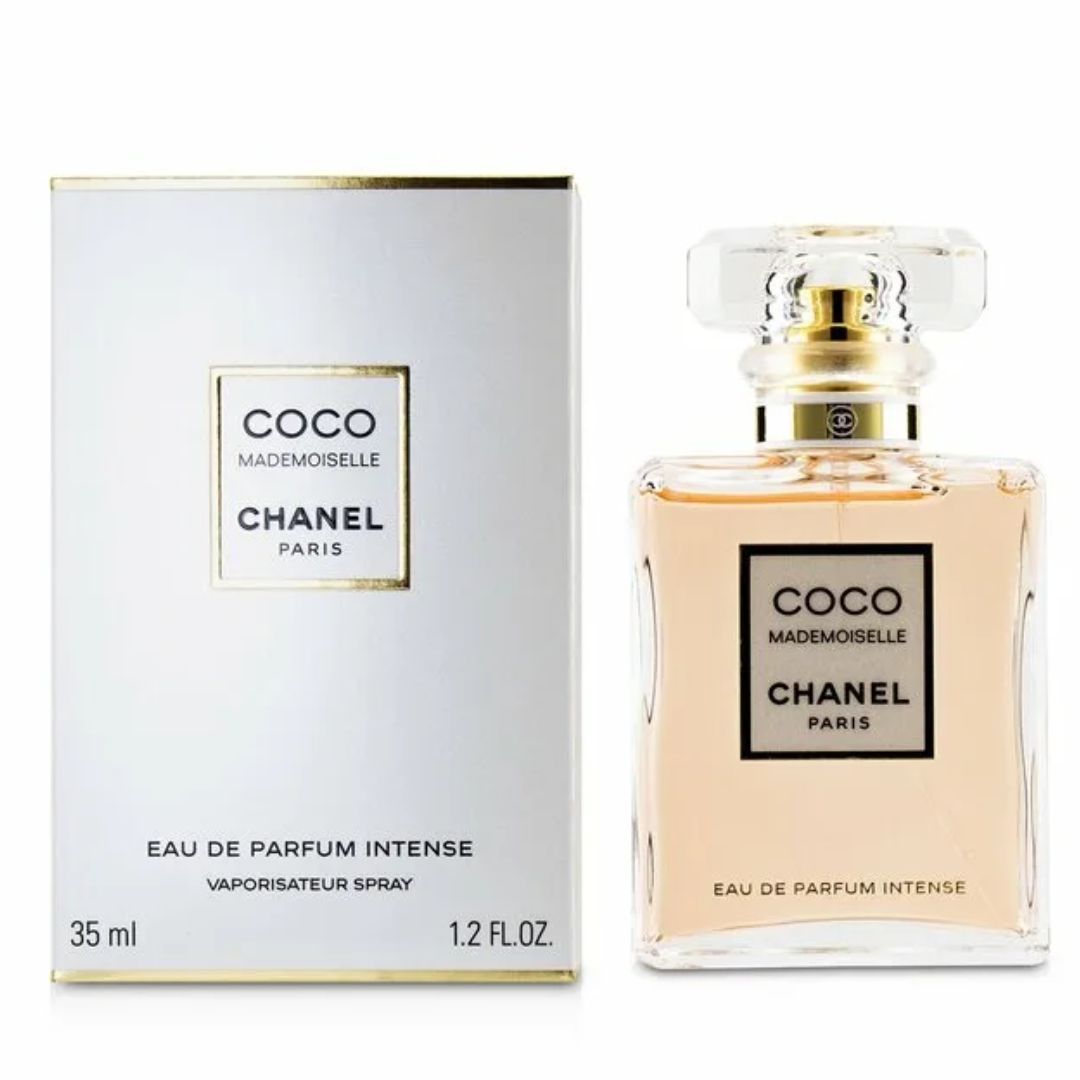 Духи коко отзывы. Chanel Coco Mademoiselle 35 ml Parfum. Chanel Coco Mademoiselle intense. Coco Mademoiselle Chanel 50 ml. Парфюмированная вода Интенс Коко Шанель мадмуазель.