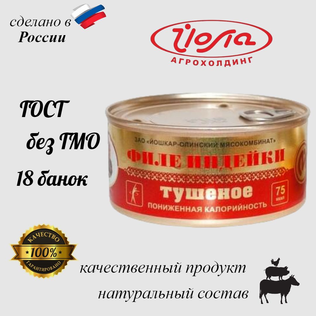 Индейка тушеная кбжу