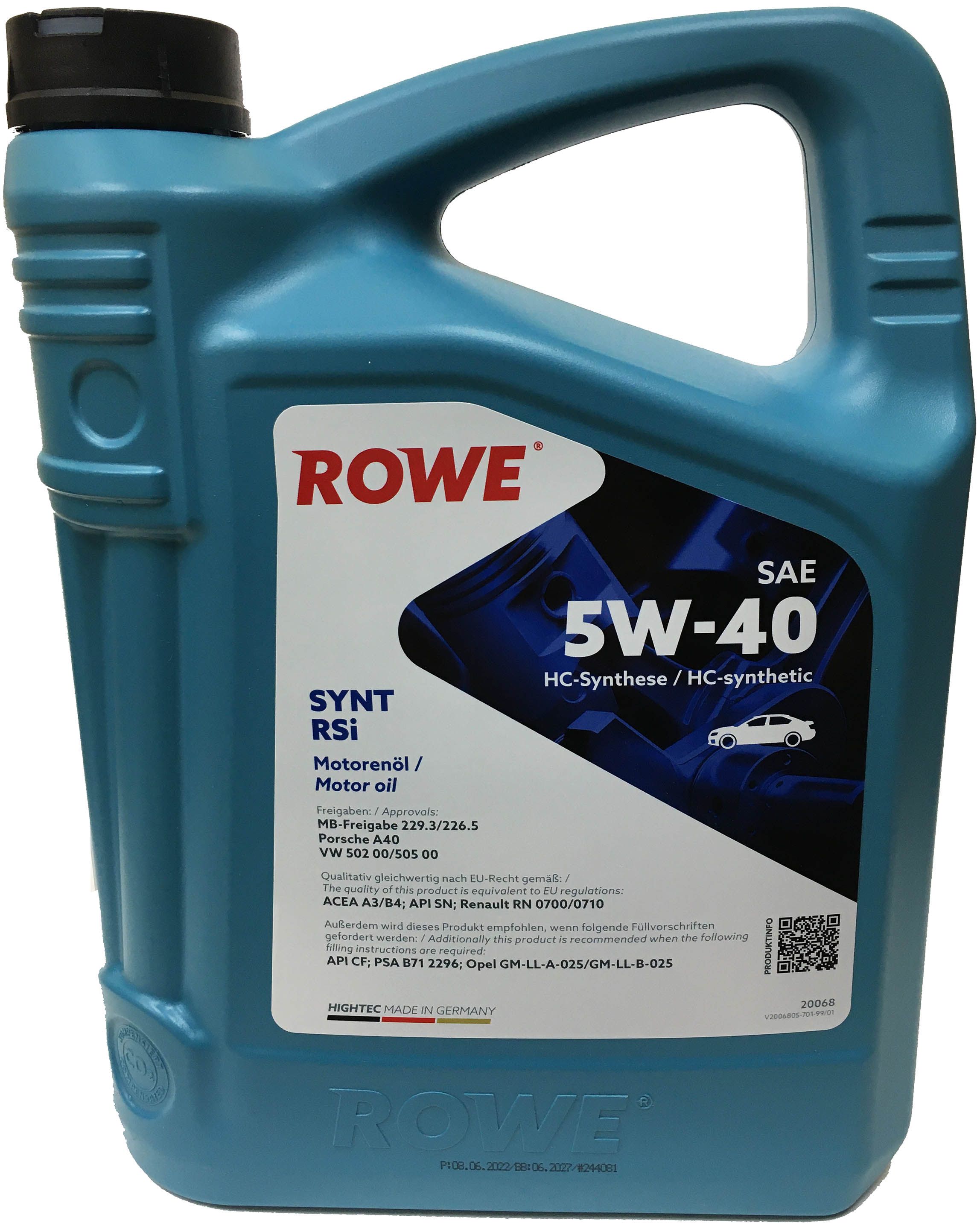 Rowe 5w40