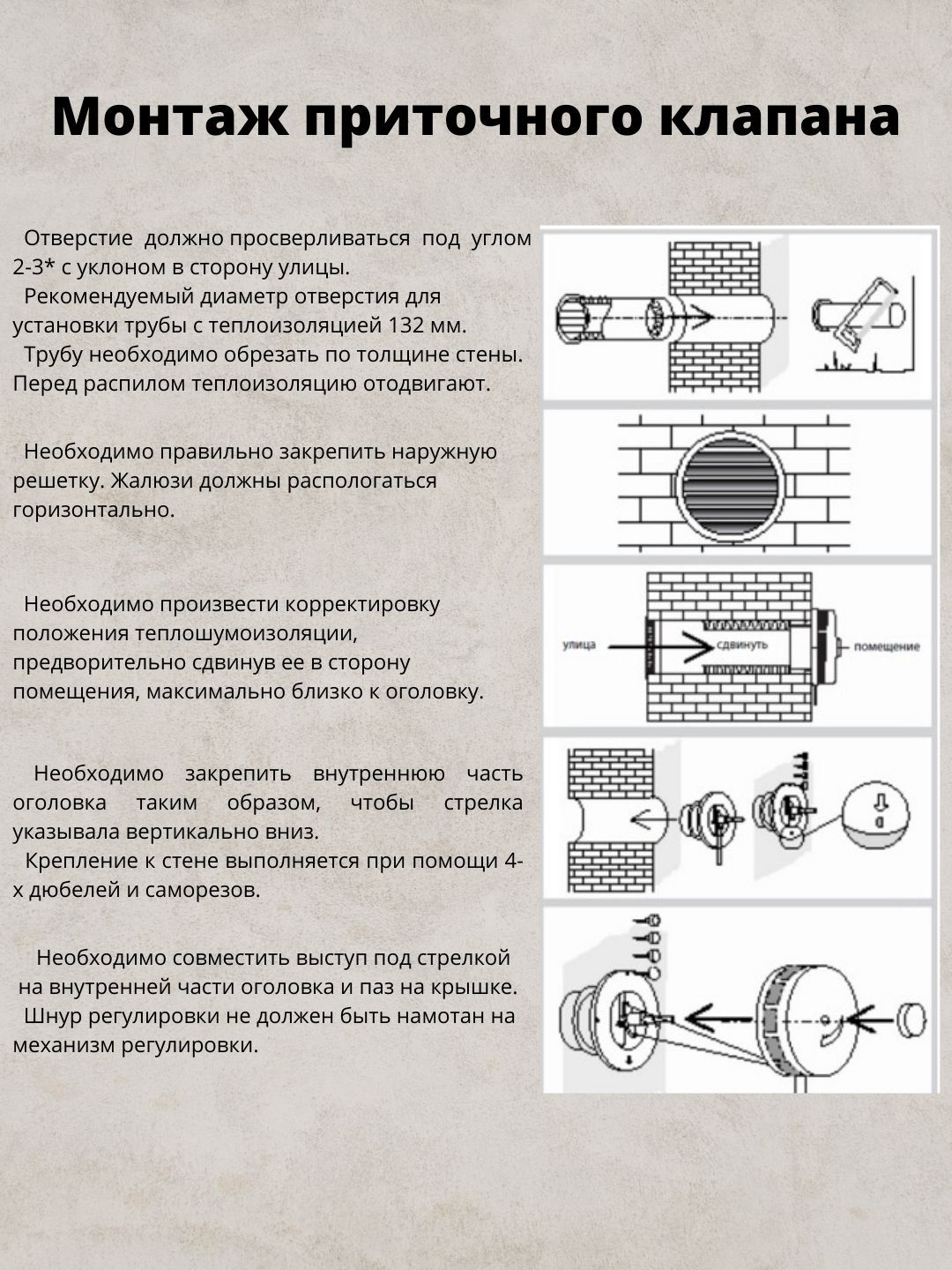 Кив 125 клапан приточный схема