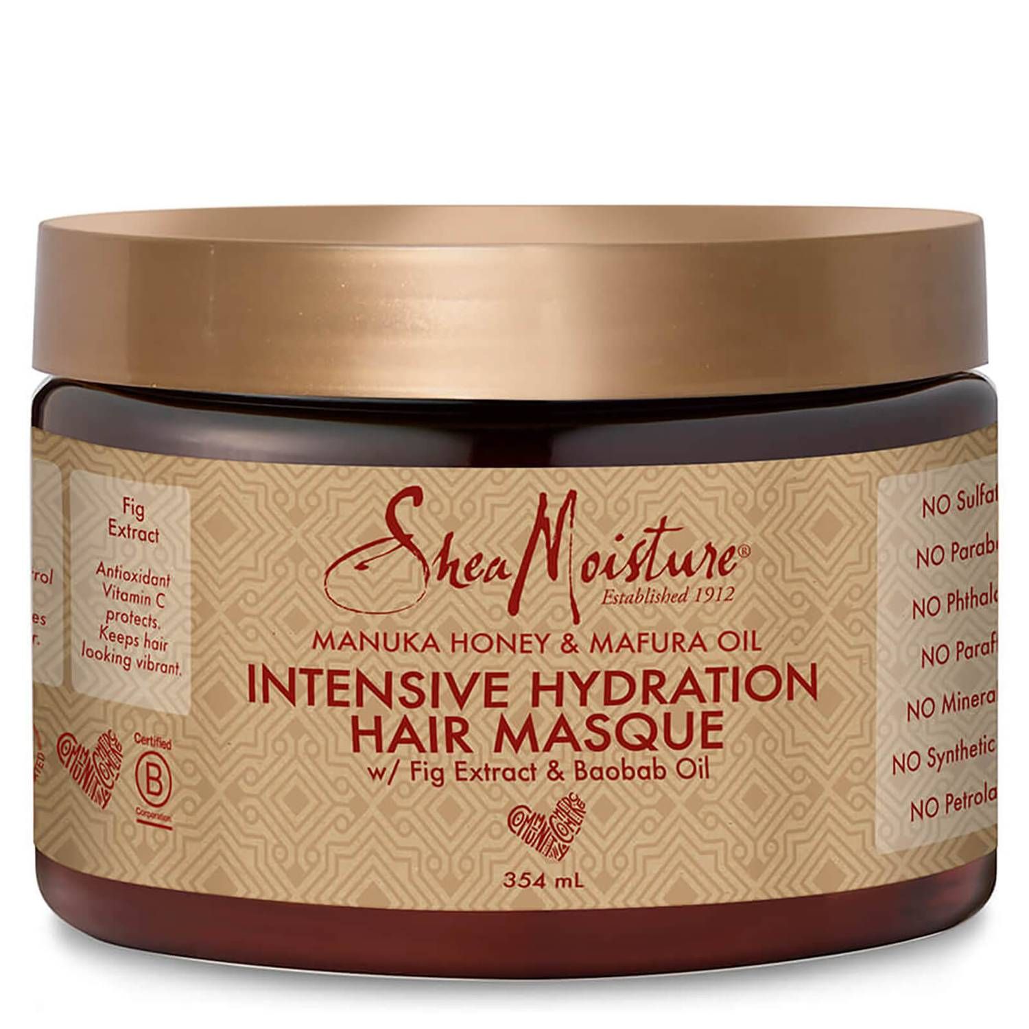 Shea Moisture Маска для волос, 354 мл 