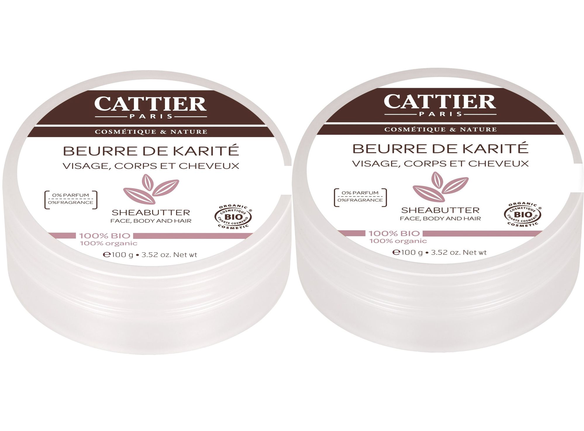 Beurre de Karité Pur 100% Bio - Cattier