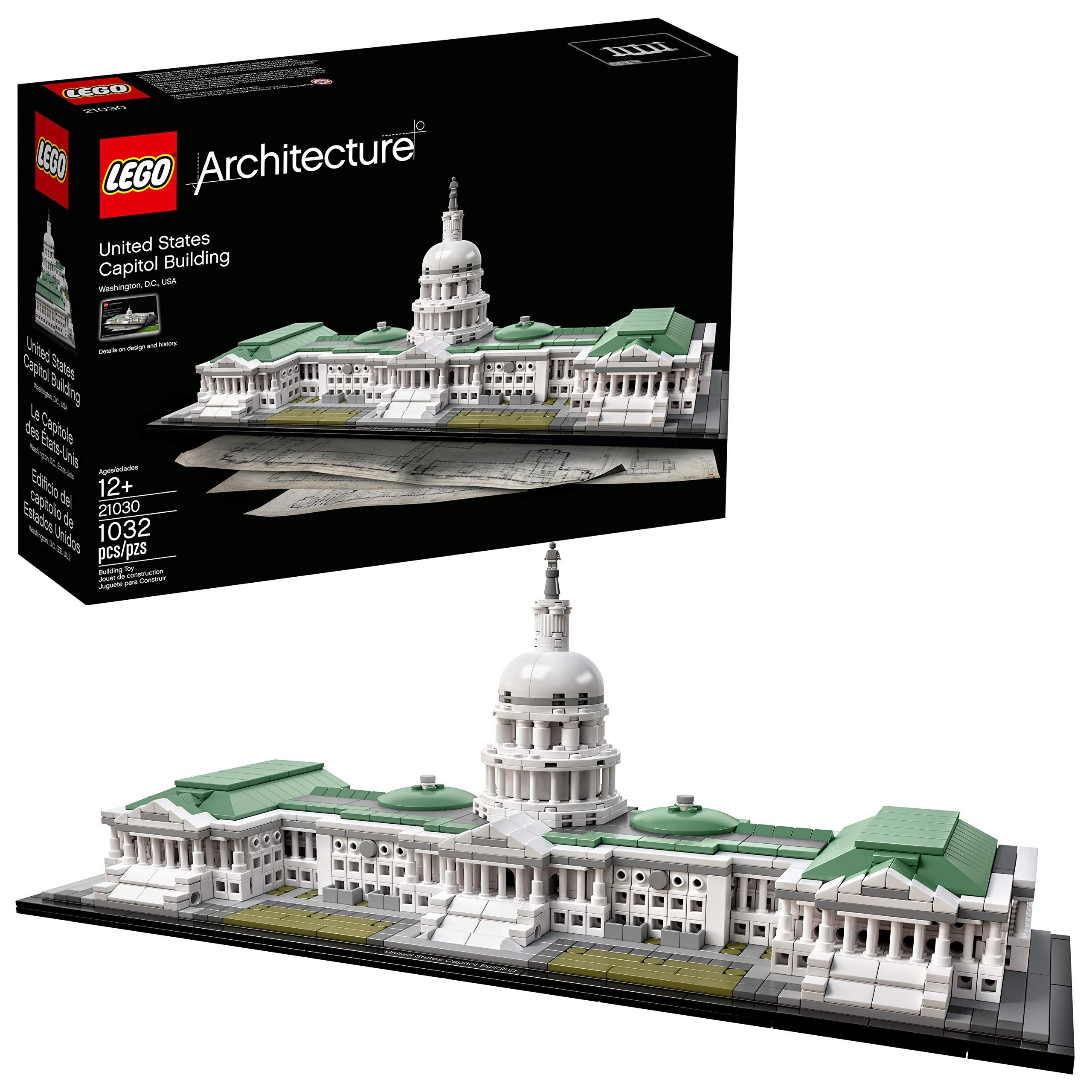 Конструктор LEGO Architecture Капитолий (21030) - купить с доставкой по  выгодным ценам в интернет-магазине OZON (835927930)