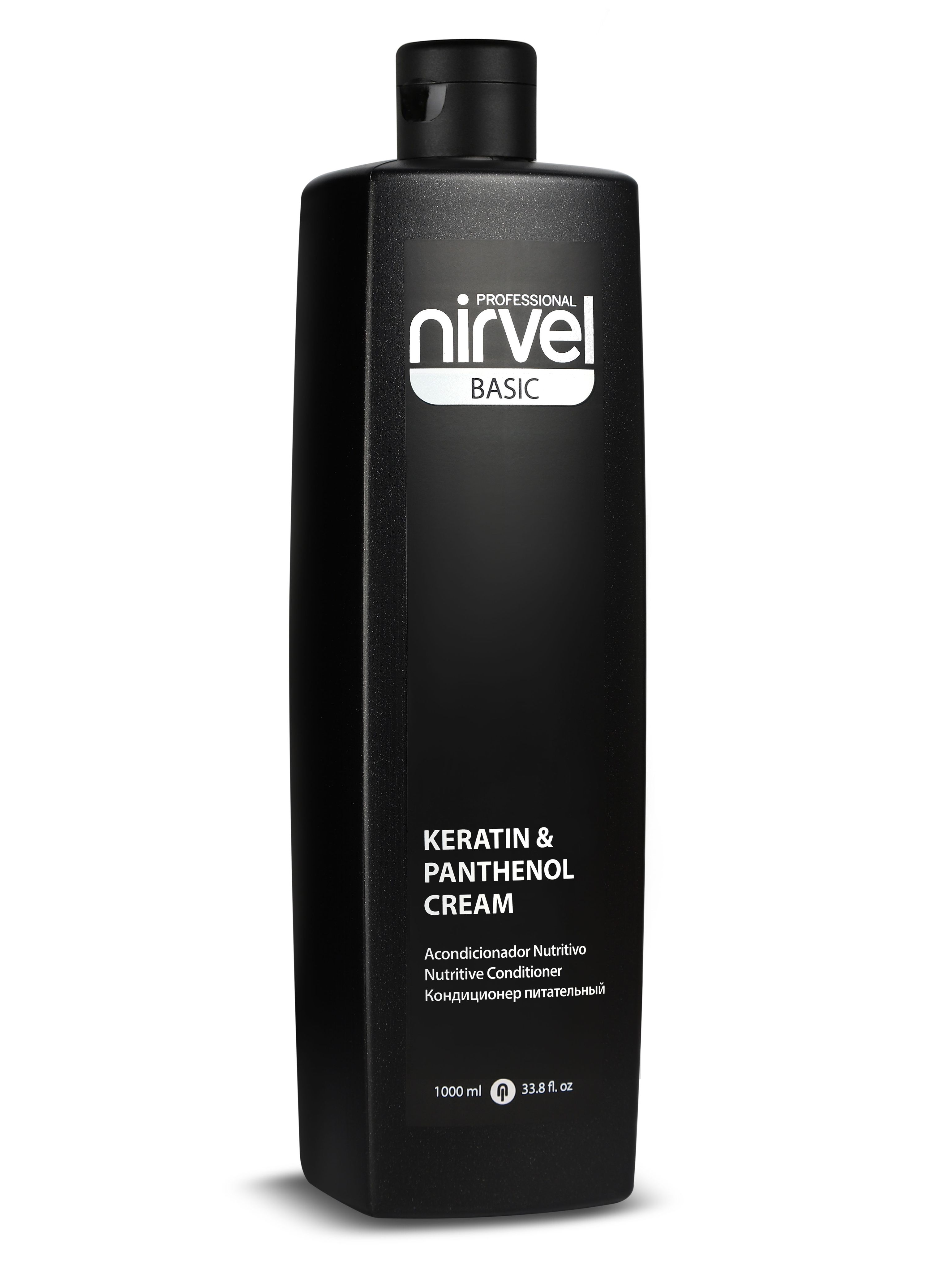 NIRVEL PROFESSIONAL Кондиционер BASIC для питания волос keratin & panthenol 1000 мл