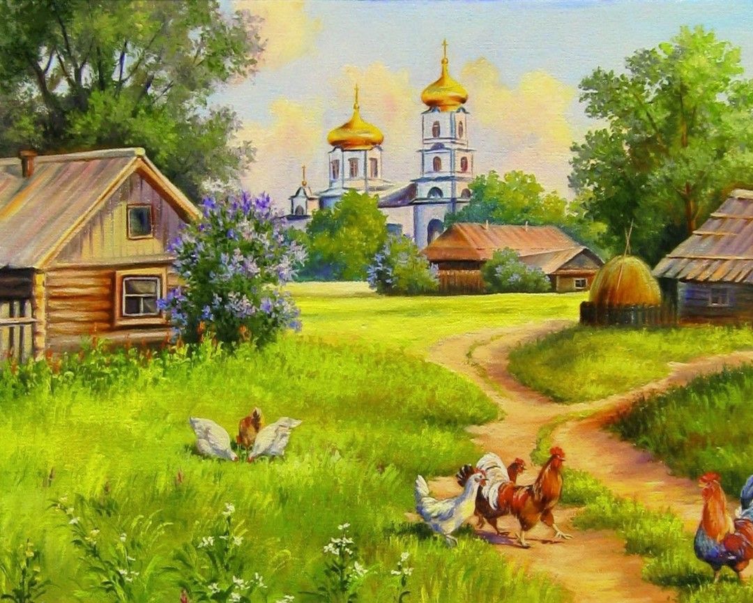 Деревенская Церковь Есенинская Русь