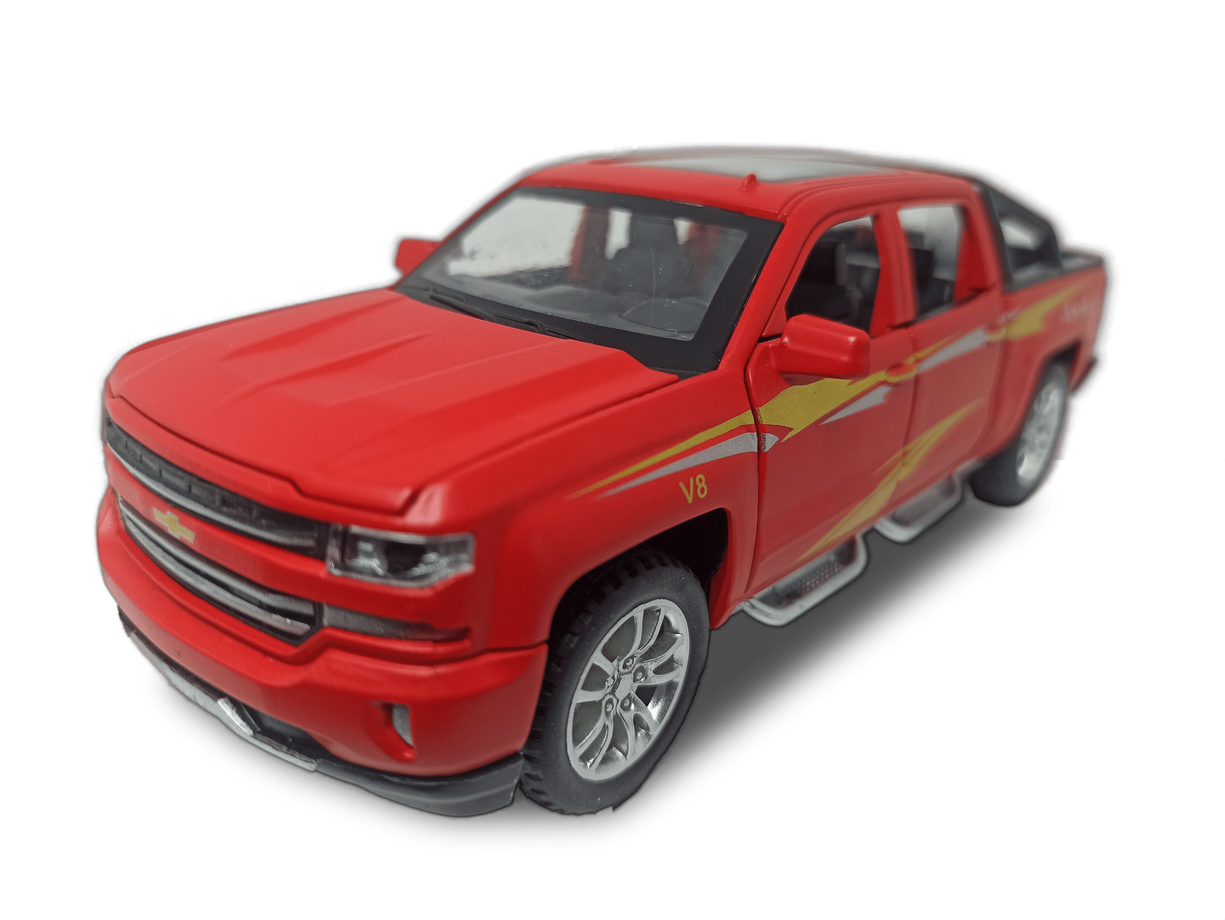 Chevrolet Silverado к1500 красно черная