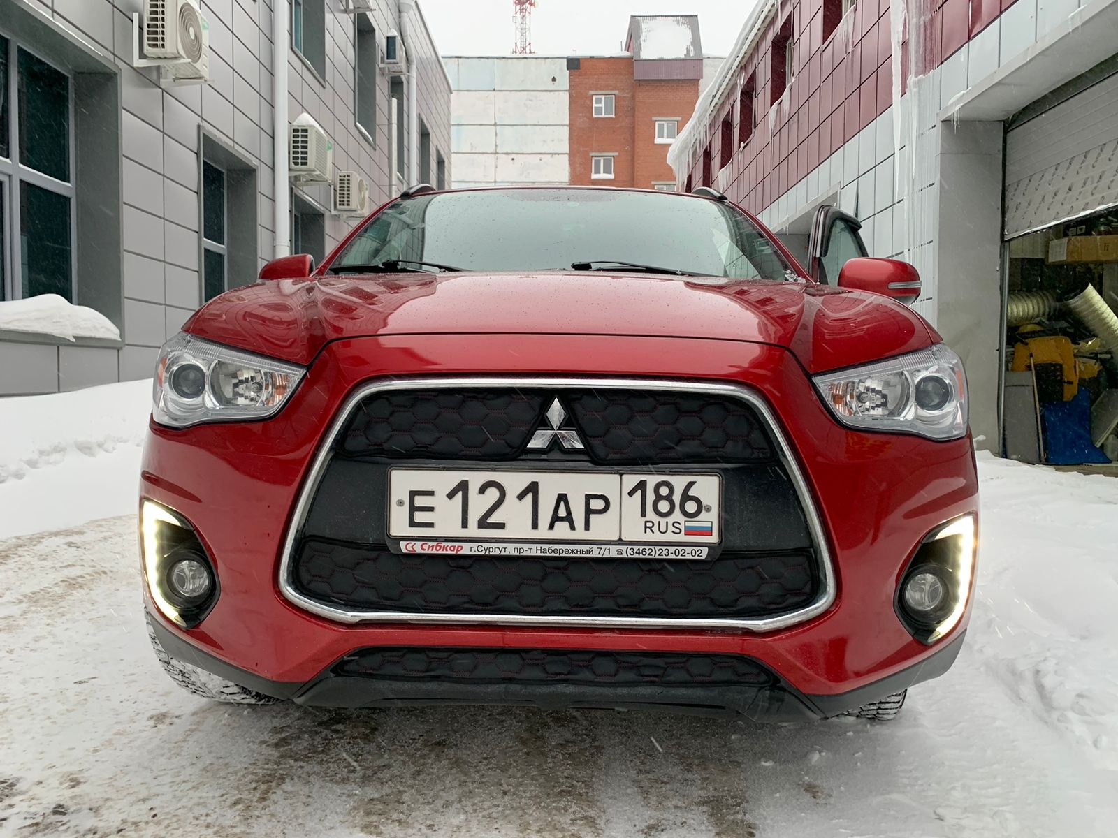 Утеплитель радиатора и бампера для Mitsubishi ASX 2012 -2016 I Рестайлинг Митсубиси Эй Эс Икс