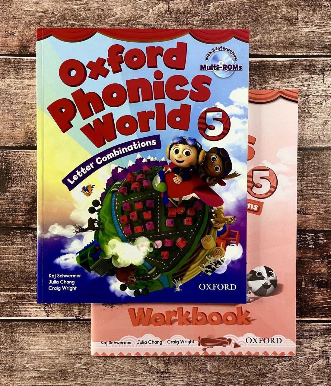 Oxford Phonics World Level 5. Полный комплект. Student Book + Workbook + CD  - купить с доставкой по выгодным ценам в интернет-магазине OZON (846661689)