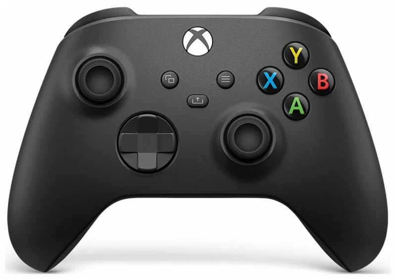 Microsoft Геймпад Беспроводной джойстик Microsoft Wireless Controller QAS-00001, Bluetooth, черный