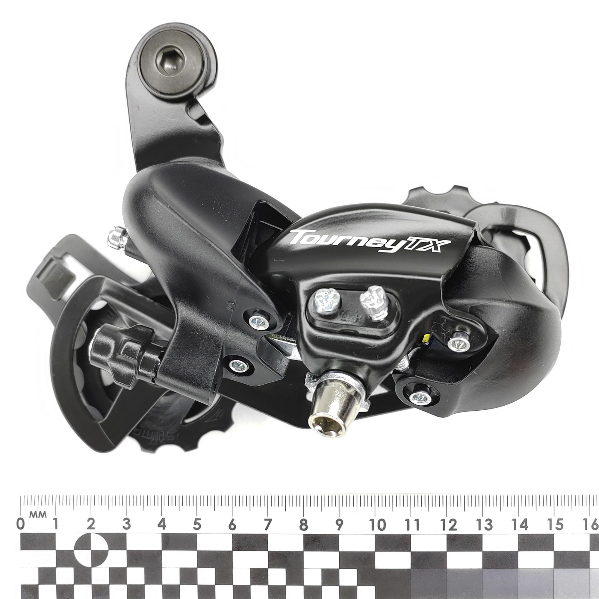 Shimano Переключатель задний для велосипеда RD-TX800, серия Tourney TX, 7-8 скоростей, крепление на петух (болт), BOX — Товары для велоспорта