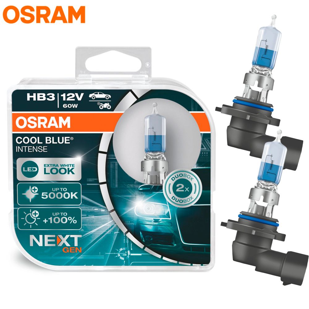 Osram cool blue intense next. Лампочка hb4 Осрам. Osram hb3 12v 60w. Лампы Osram Xenon look hb4. Нв3 лампа галогеновая Осрам.