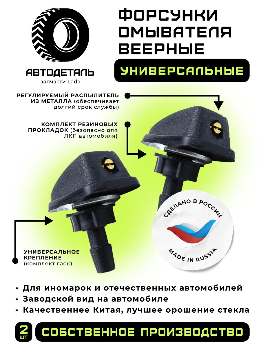 АвтодетальФорсункаомывателя,арт.33866741,2шт.