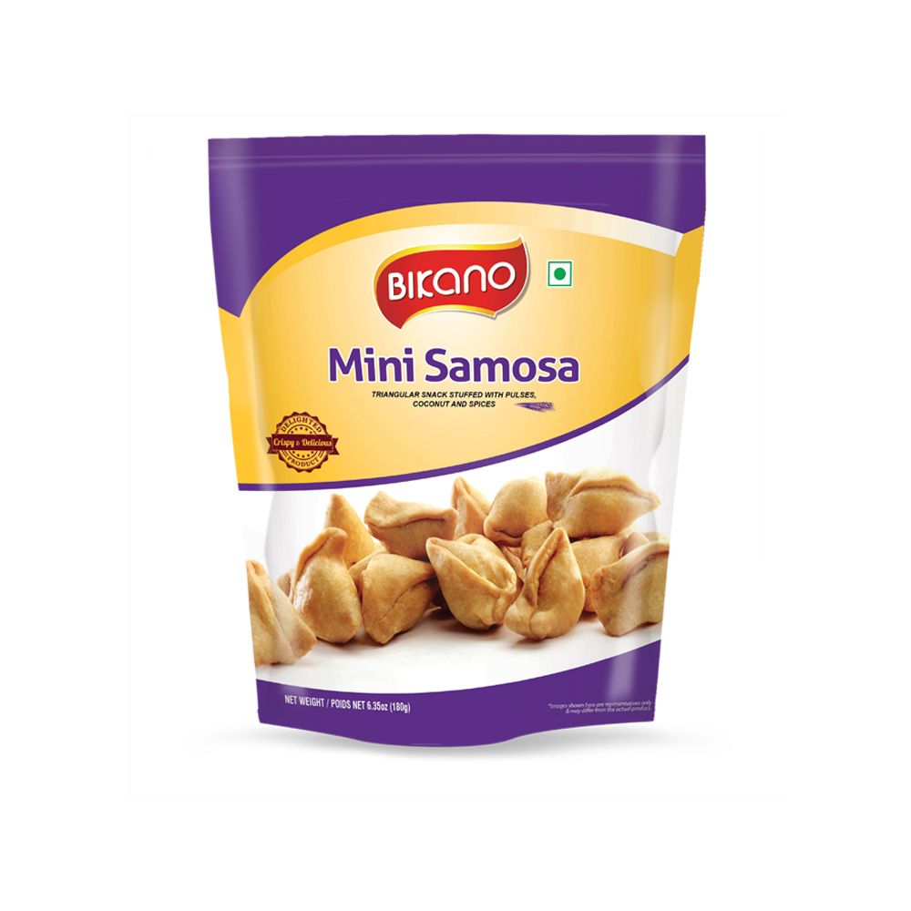 Индийская закуска с начинкой из бобовых, кокоса и специй MINI SAMOSA 180г -  купить с доставкой по выгодным ценам в интернет-магазине OZON (884862712)