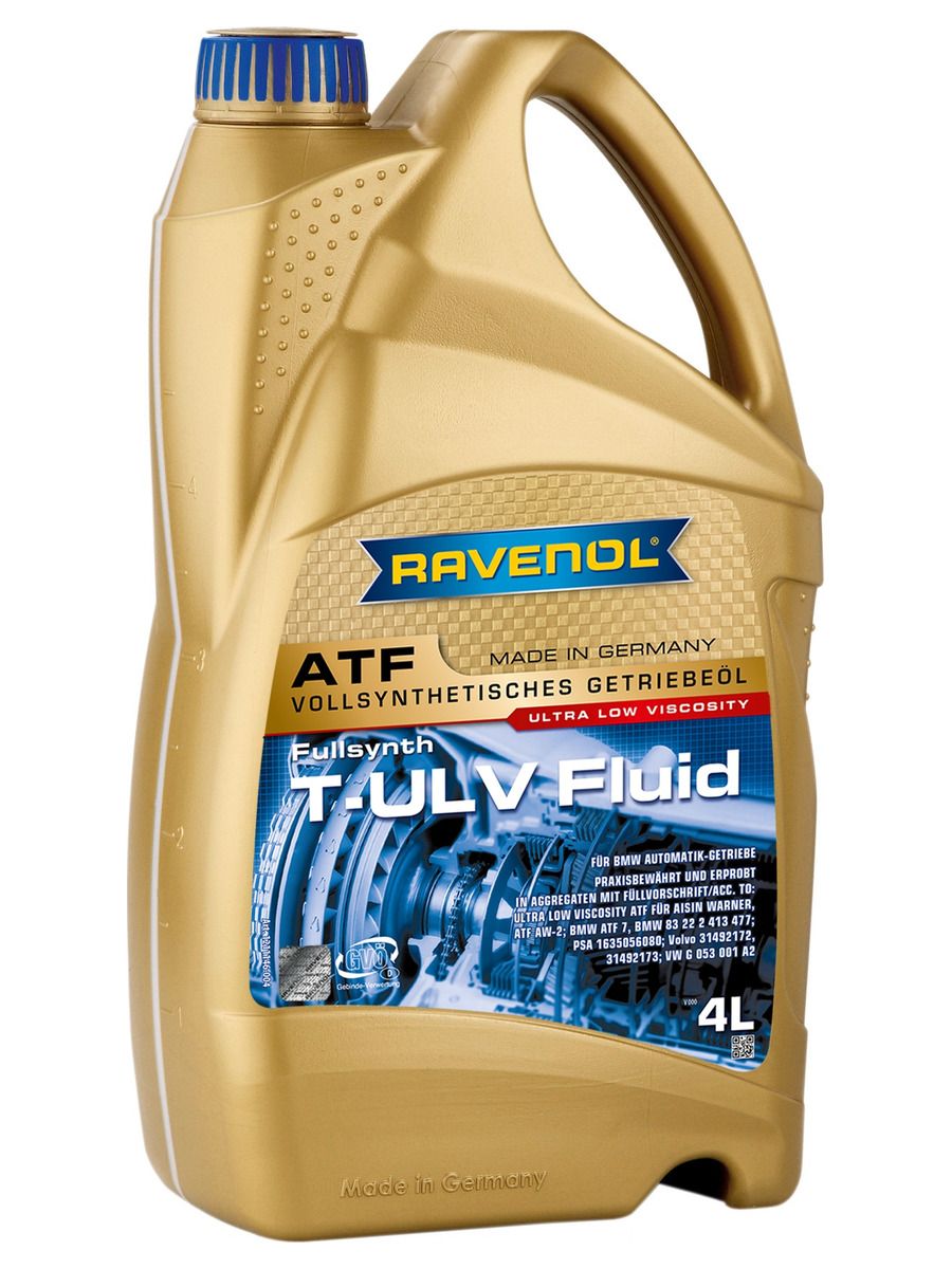 Трансмиссионное масло RAVENOL ATF T-ULV Fluid (4л)