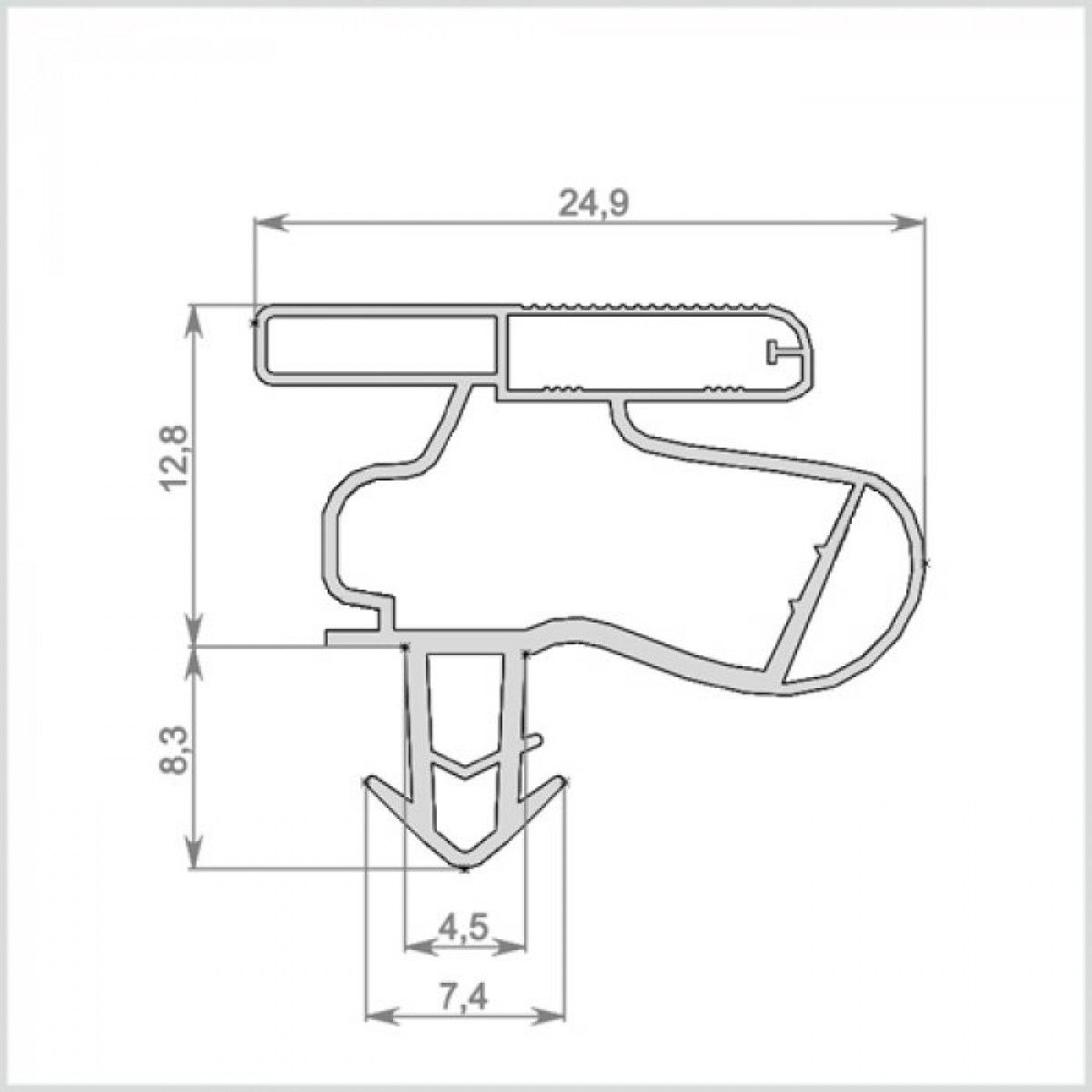 Уплотнители Для Дверей Холодильных Столов Купить
